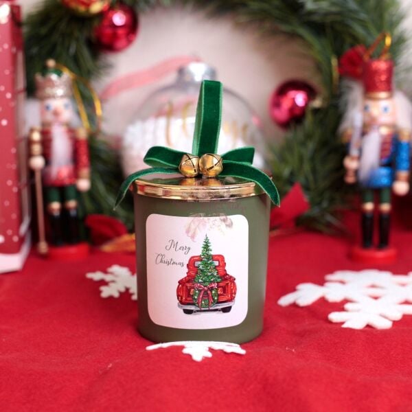 Yılbaşı Konseptli Kurabiye Kokulu Mum