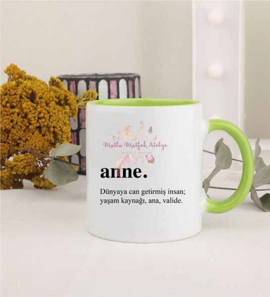 Anneler Günü Yeşil Kupa Bardak