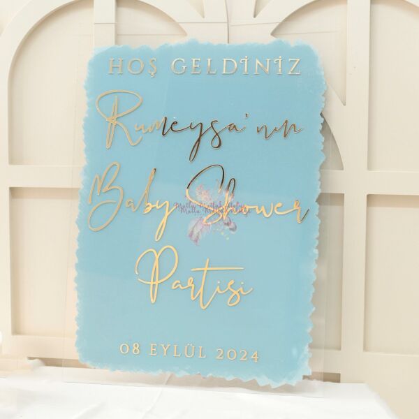 Baby Shower Karşılama Panosu