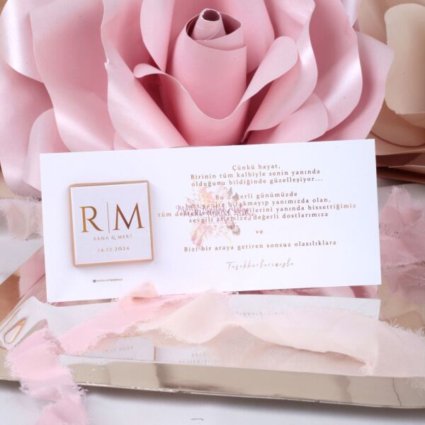 Hediyelik Çikolatalı Kart