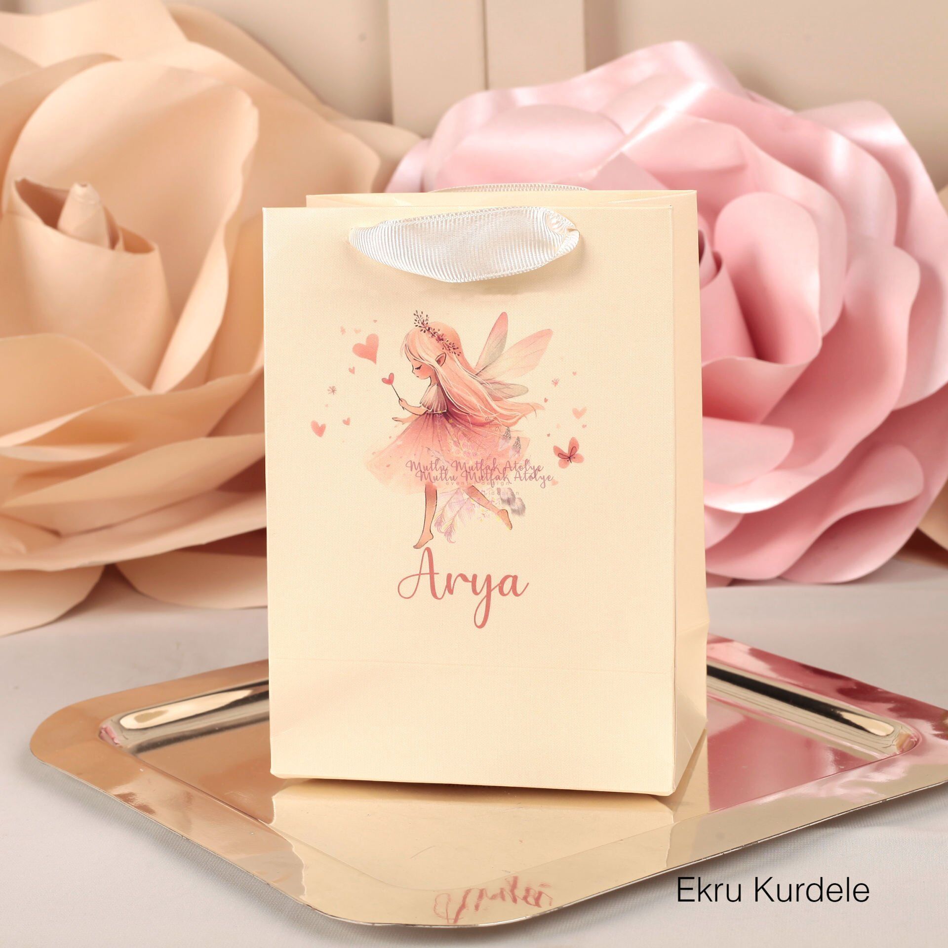 Peri Kızı Temalı Baskılı Karton Çanta