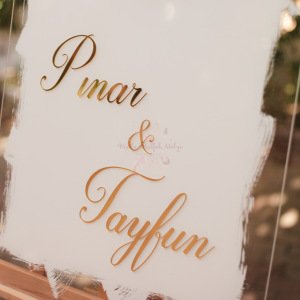 Şeffaf Karşılama Panosu (Dikey)