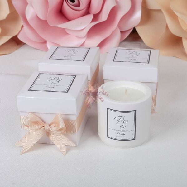 Vanilya Esintili Kutulu Beton Mum