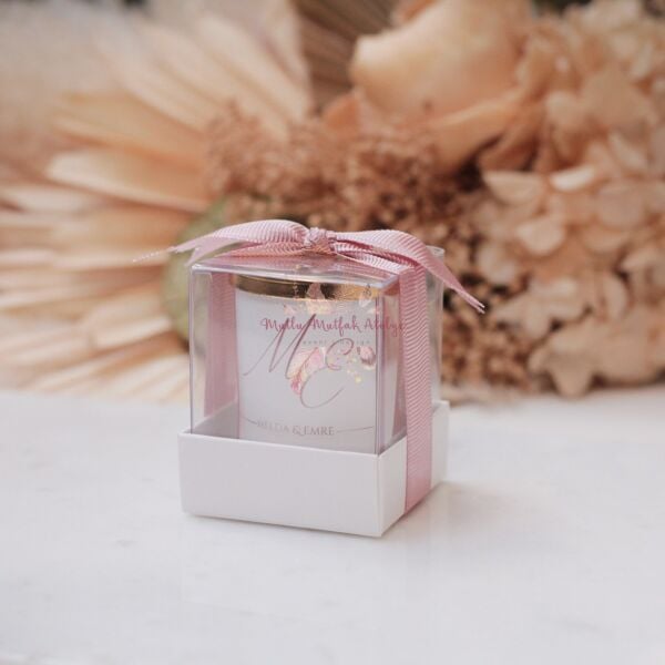 Hediyelik Kapaklı Kutulu Mum