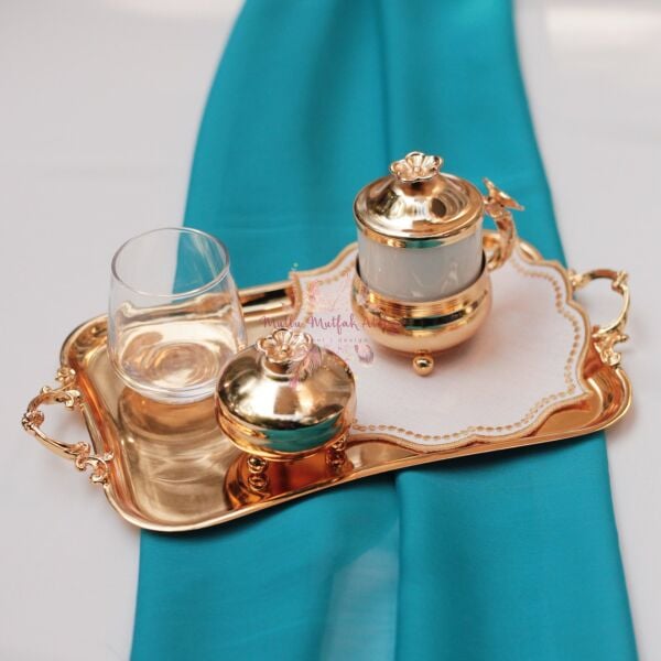 İtalyan Kahve Seti (Gümüş Kaplamalı)