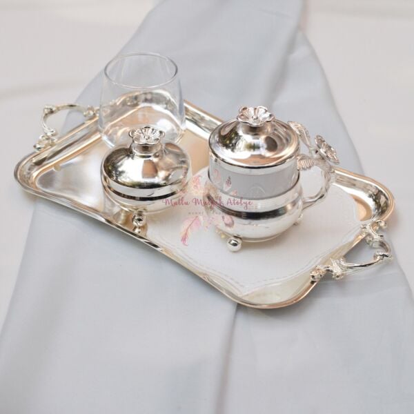 İtalyan Kahve Seti (Gümüş Kaplamalı)