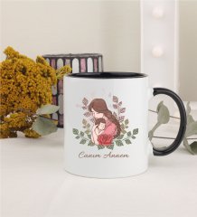 Anneler Günü Siyah Kupa Bardak