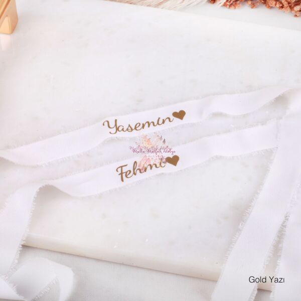 İsimli İpek Söz Kurdelesi