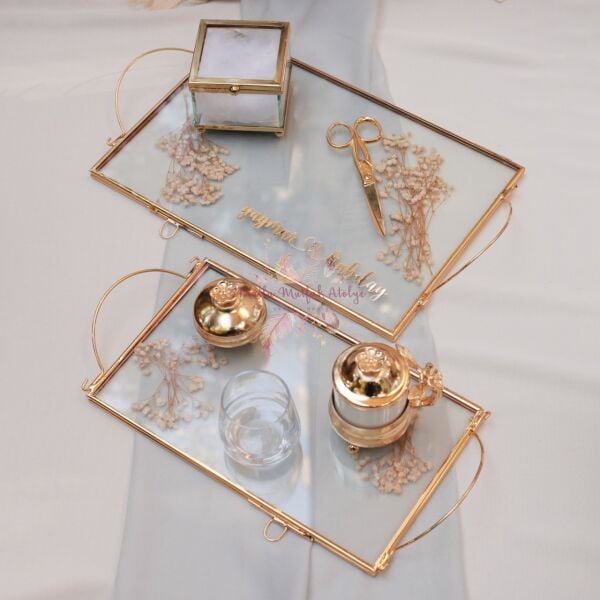 Cam Damat Kahve ve Söz Seti