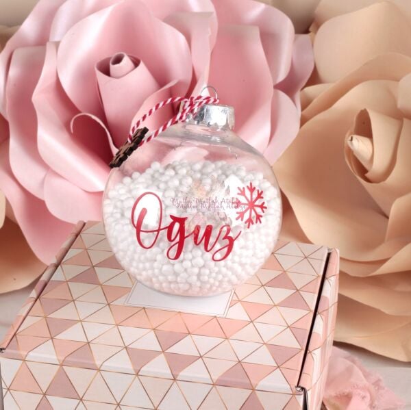 İsimli Yılbaşı Çam Ağacı Süsü