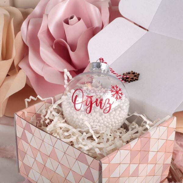 İsimli Yılbaşı Çam Ağacı Süsü