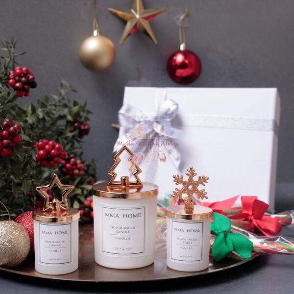 Yılbaşı Hediyesi Kutulu Mum Seti