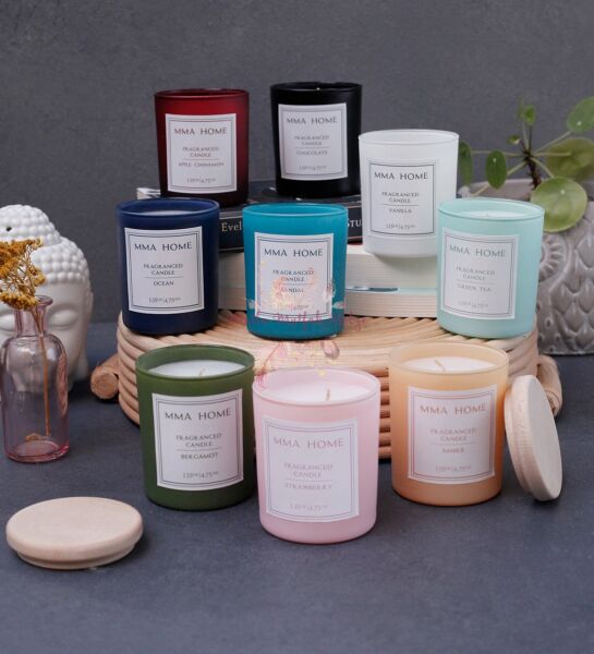 Kişiye Özel Hediyelik Mum ahşap Kapaklı