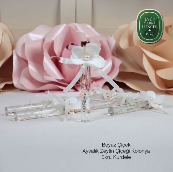 Kişiye Özel Cam Şişede 10 ml Kolonya Hediyelik – Eyüp Sabri Tuncer Kolonya Seçenekli
