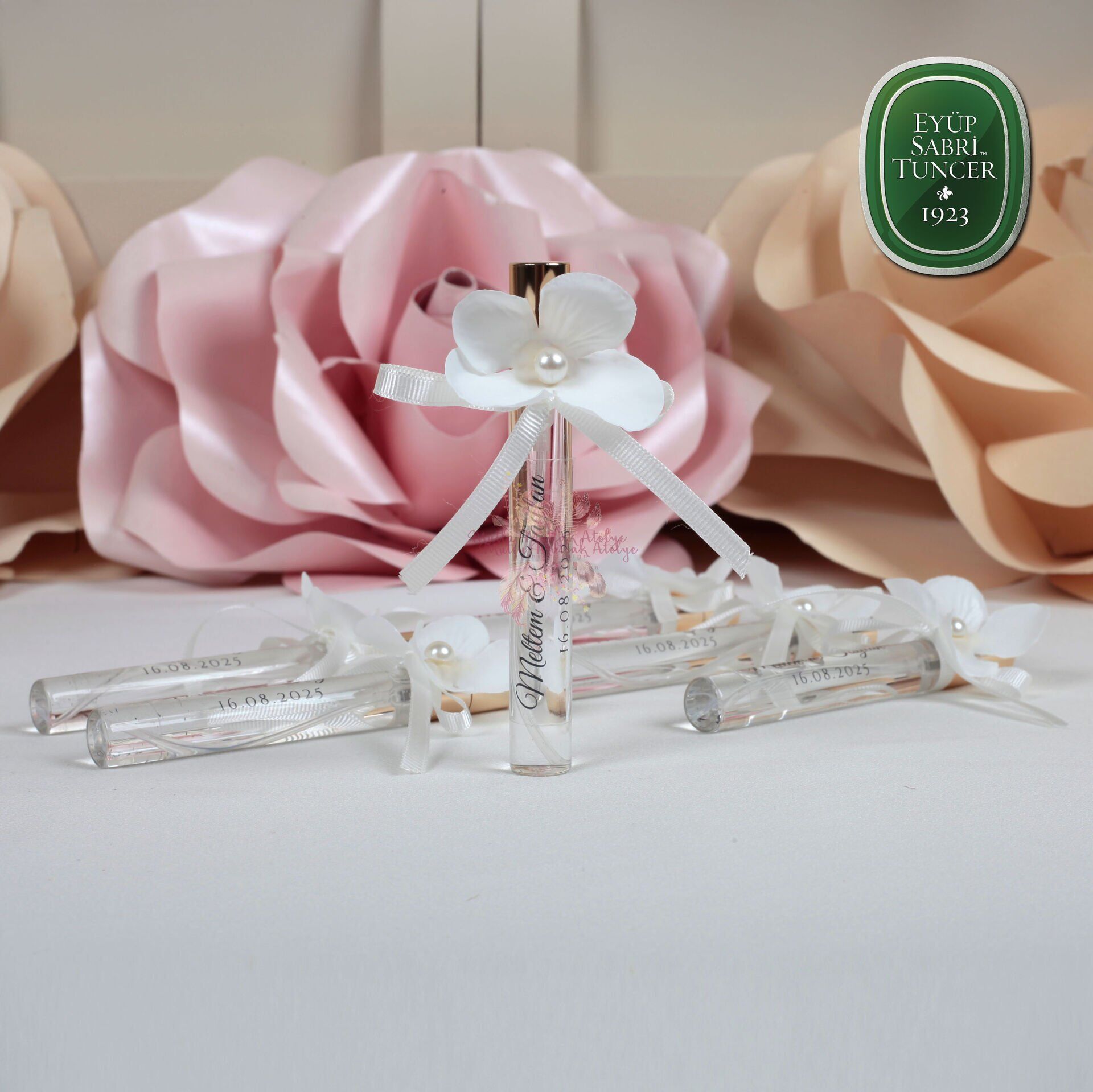 Kişiye Özel Cam Şişede 10 ml Kolonya Hediyelik – Eyüp Sabri Tuncer Kolonya Seçenekli