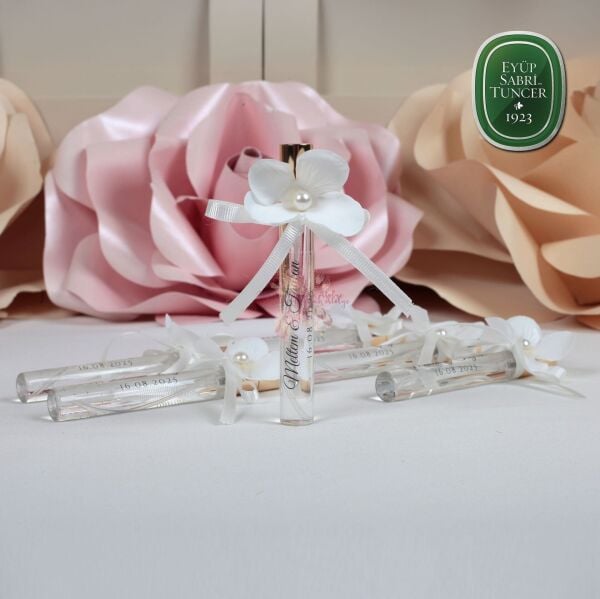 Kişiye Özel Cam Şişede 10 ml Kolonya Hediyelik – Eyüp Sabri Tuncer Kolonya Seçenekli