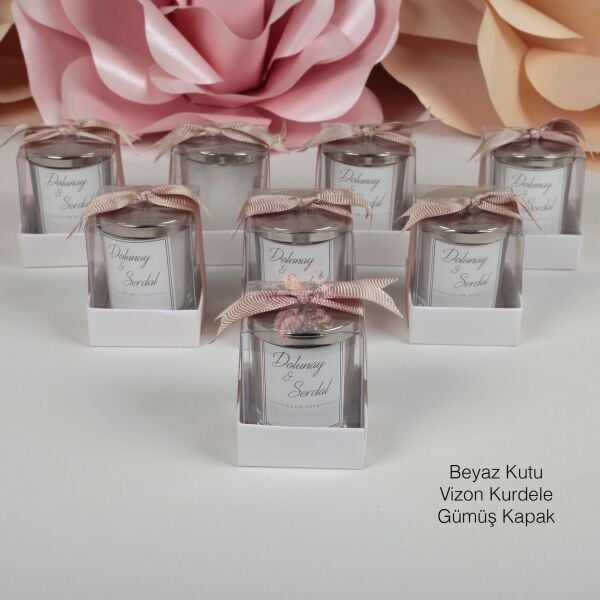 Söz - Nişan - Düğün Hediyeliği Kokulu Mum