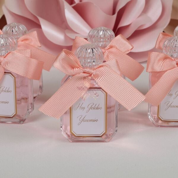 Dikdörtgen Yassı Cam Şişe Hediyelik Eyüp Sabri Tuncer Kolonya