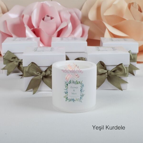 Vanilya Esintili Kutulu Beton Mum