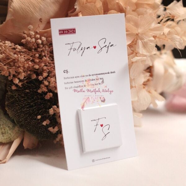 Hediyelik Çikolatalı Kart LUGAT