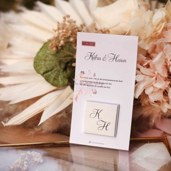 Hediyelik Çikolatalı Kart LUGAT