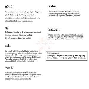 Hediyelik Çikolatalı Kart LUGAT