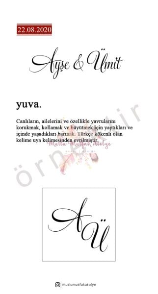 Hediyelik Çikolatalı Kart LUGAT