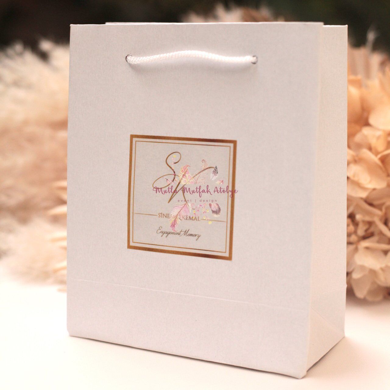 Hediyelik Karton Poşet Çanta 11x17