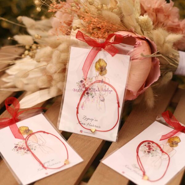 Hediyelik Şans Bilekliği Yeşil Elbiseli Kız Kınasız Olsun