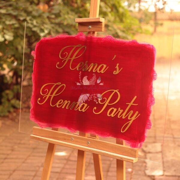 Kına Karşılama Panosu