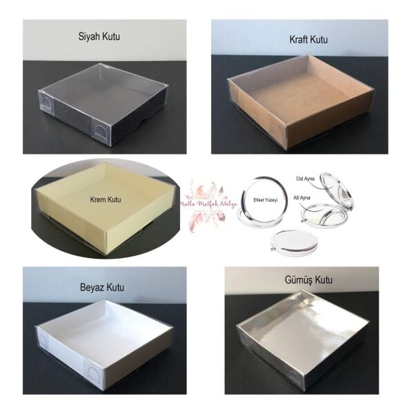 Hediyelik Kutulu Kapaklı Ayna Bebek Doğum Günü, Yenidoğan Bebek