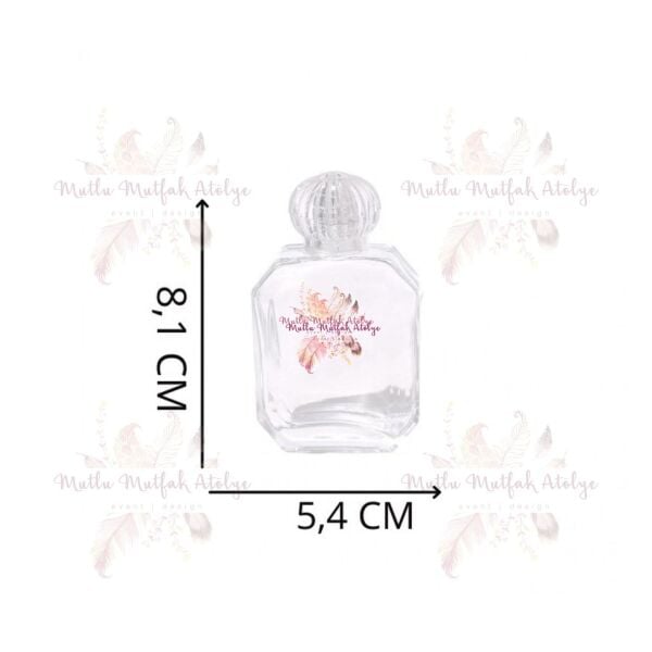 Tavşan Figürlü Cam Şişe Hediyelik Eyüp Sabri Tuncer Kolonya