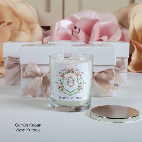 Büyük Boy Kare Kutulu Kapaklı Vanilya Kokulu Mum – Özel Günler İçin Hediyelik