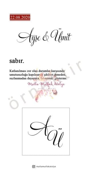 Hediyelik Çikolatalı Kart LUGAT