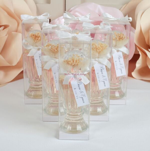 Hediyelik Kutulu Vazo Cam Şişe Eyüp Sabri Tuncer Kolonya