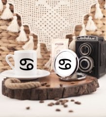 Türk Kahvesi Fincanı ve Aynalı Set