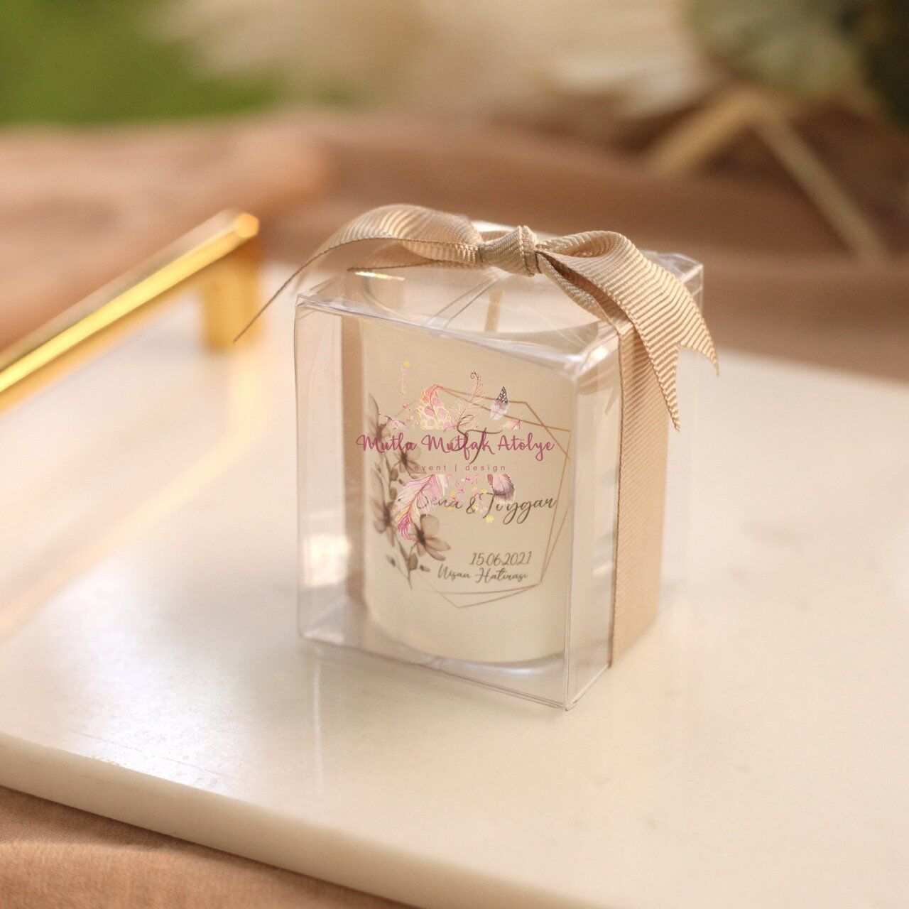 Hediyelik Kutulu Mum