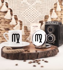 Türk Kahvesi Fincanı ve Aynalı Set