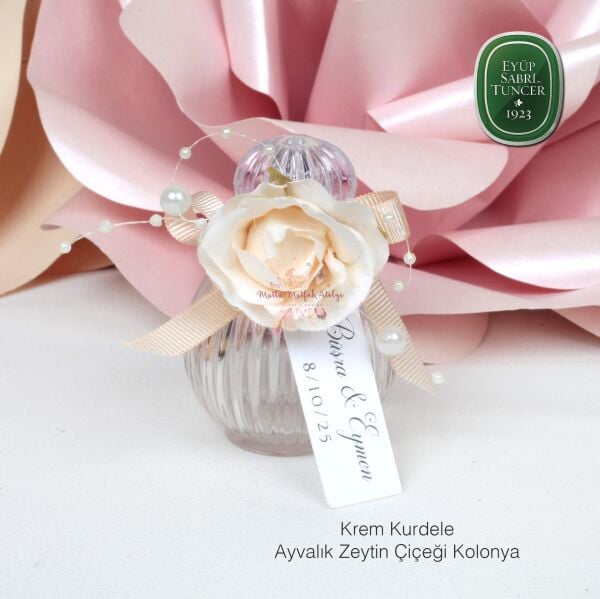 Çiçek Süslemeli Hediyelik Kolonya Eyüp Sabri Tuncer