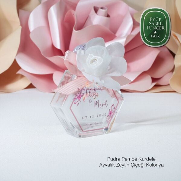 Kişiye Özel Nişan Söz Hediyeliği Şişe Kolonya – Eyüp Sabri Tuncer – Düğün ve Bebek Doğum Günü Misafir Hediyesi