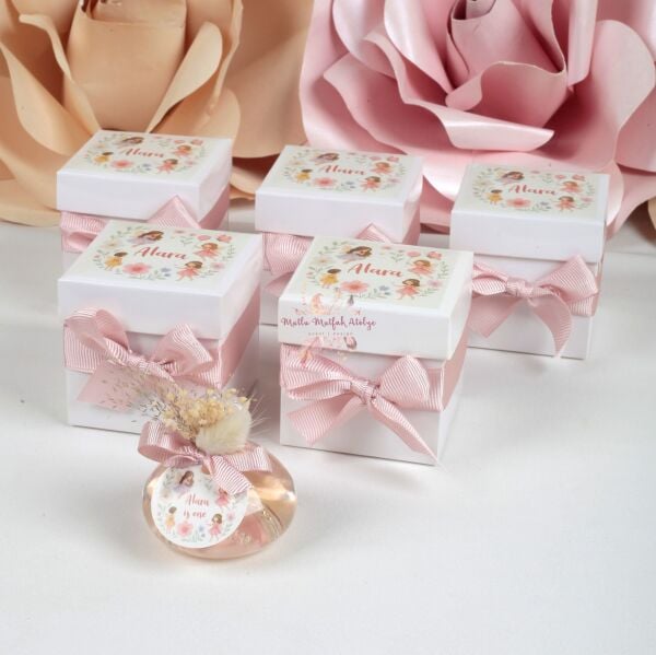 Kutulu Yuvarlak Cam Şişe Eyüp Sabri Tuncer Kolonya Hediyelik