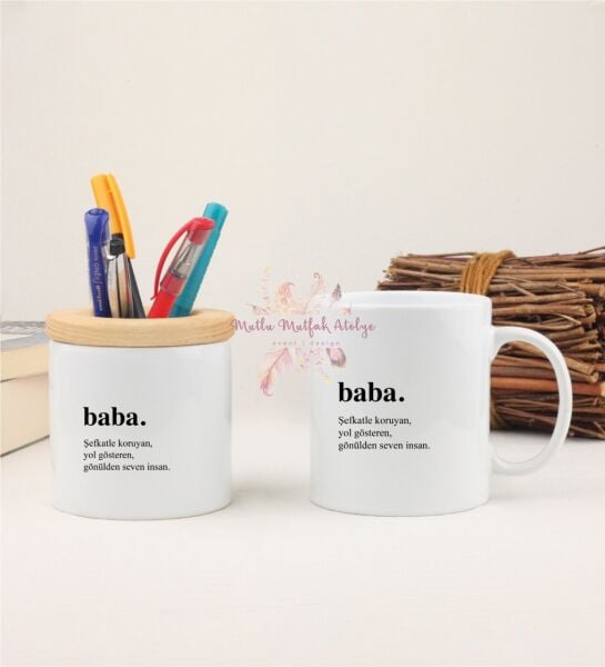 Babalar Günü Kalemlik ve Kupa Bardak