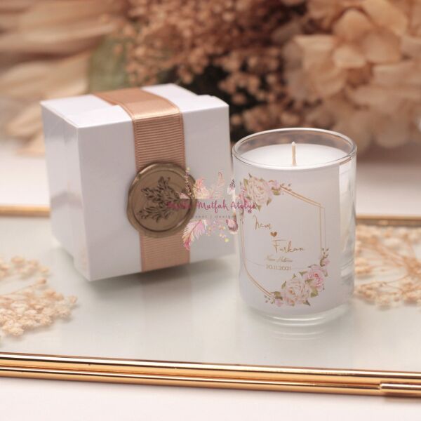 Hediyelik Mühürlü Kutulu Mum - Soy Wax