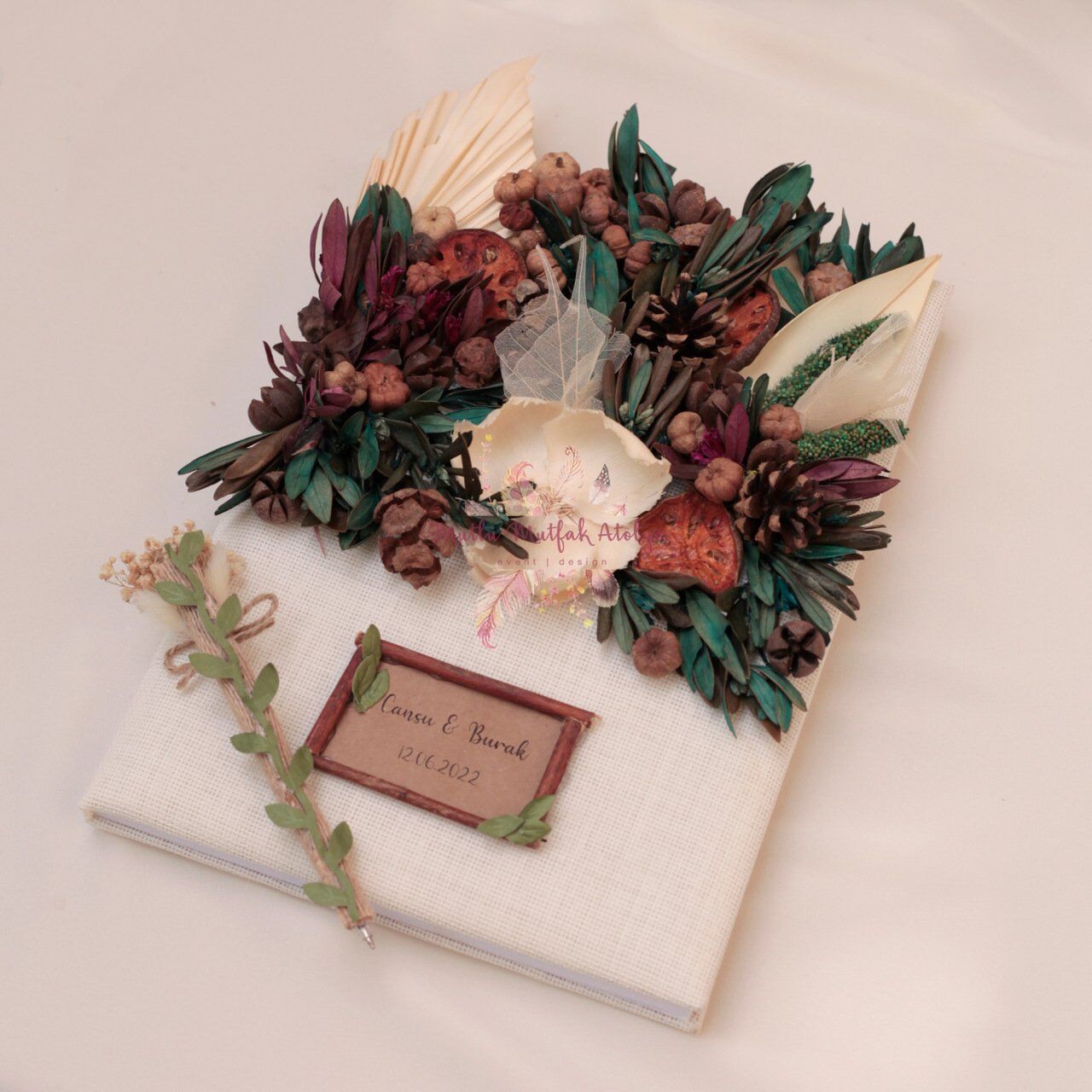 Anı Defteri (Çiçek Süslemeli)