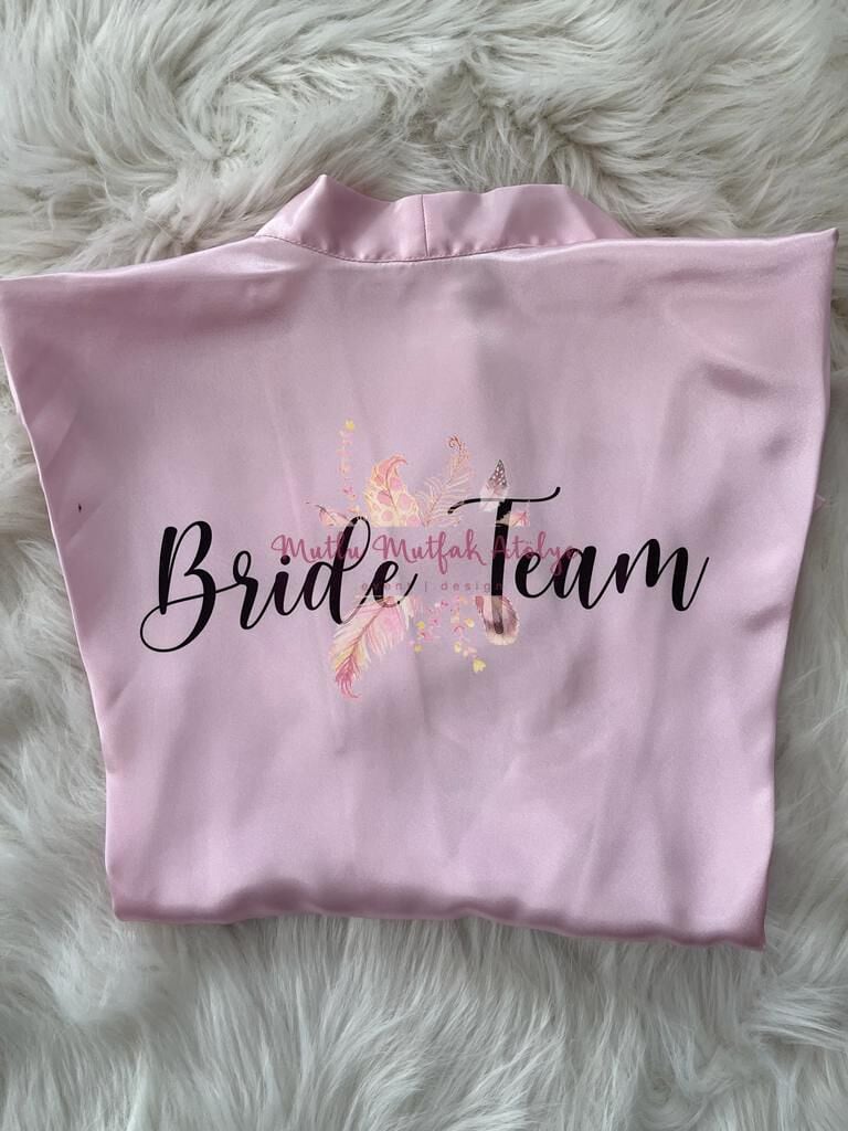 Açık Pembe Sabahlık