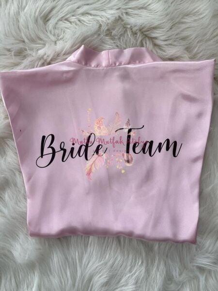 Açık Pembe Sabahlık