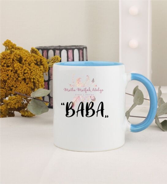 Babalar Günü Mavi Kupa Bardak