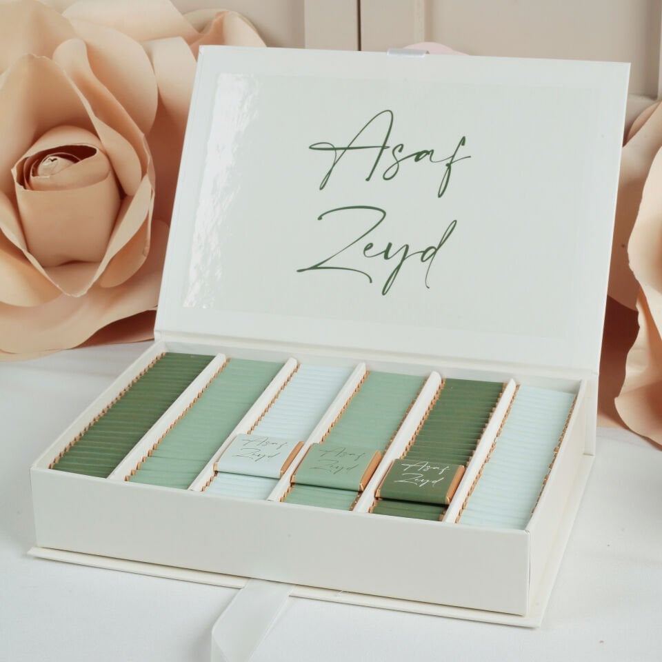 İsimli Kutulu Bebek Çikolatası (120 Ad. Çikolata)