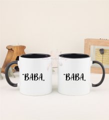 Babalar Günü İkili Siyah Kupa Bardak