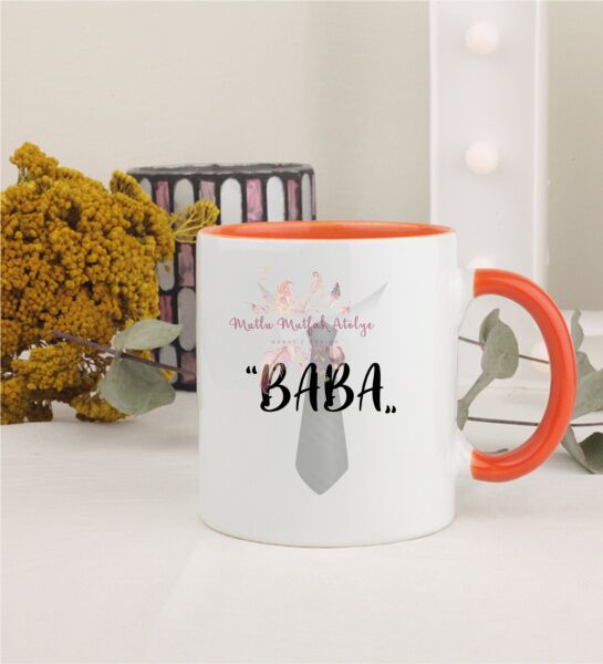 Babalar Günü Turuncu Kupa Bardak